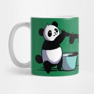 Panda clothesline Mug